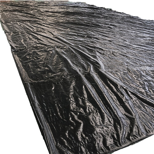 black pe tarpaulin